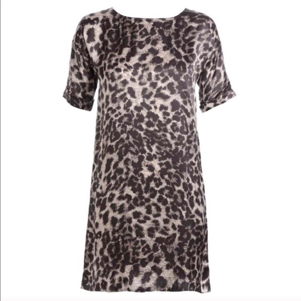 NEW • Club Monaco • Lillian Leopard Print Dress 00